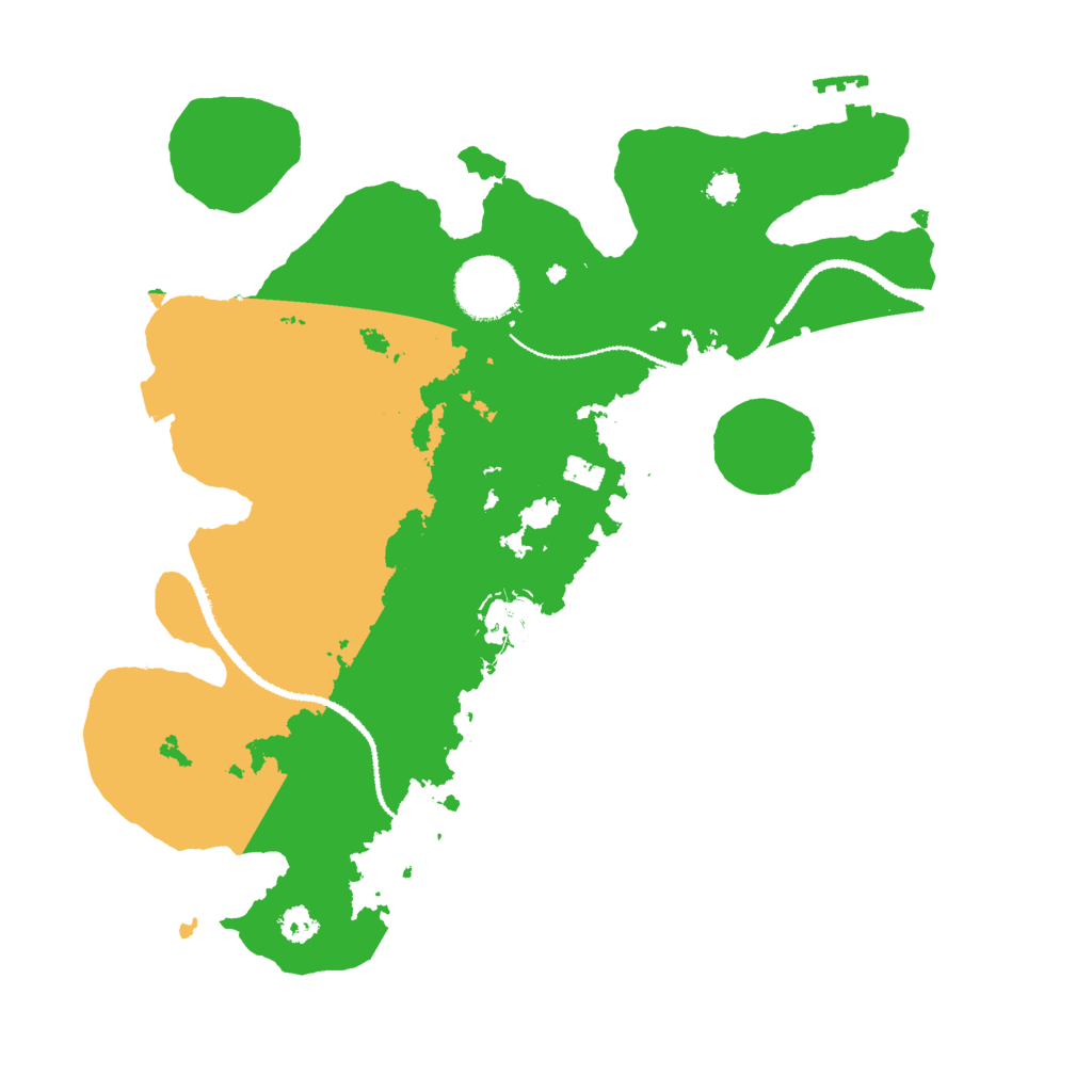 Biome Rust Map: Procedural Map, Size: 3000, Seed: 353898937