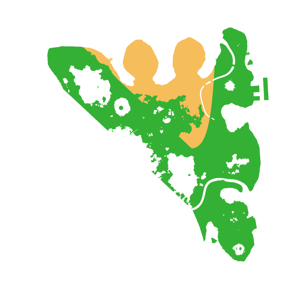 Biome Rust Map: Procedural Map, Size: 2650, Seed: 165