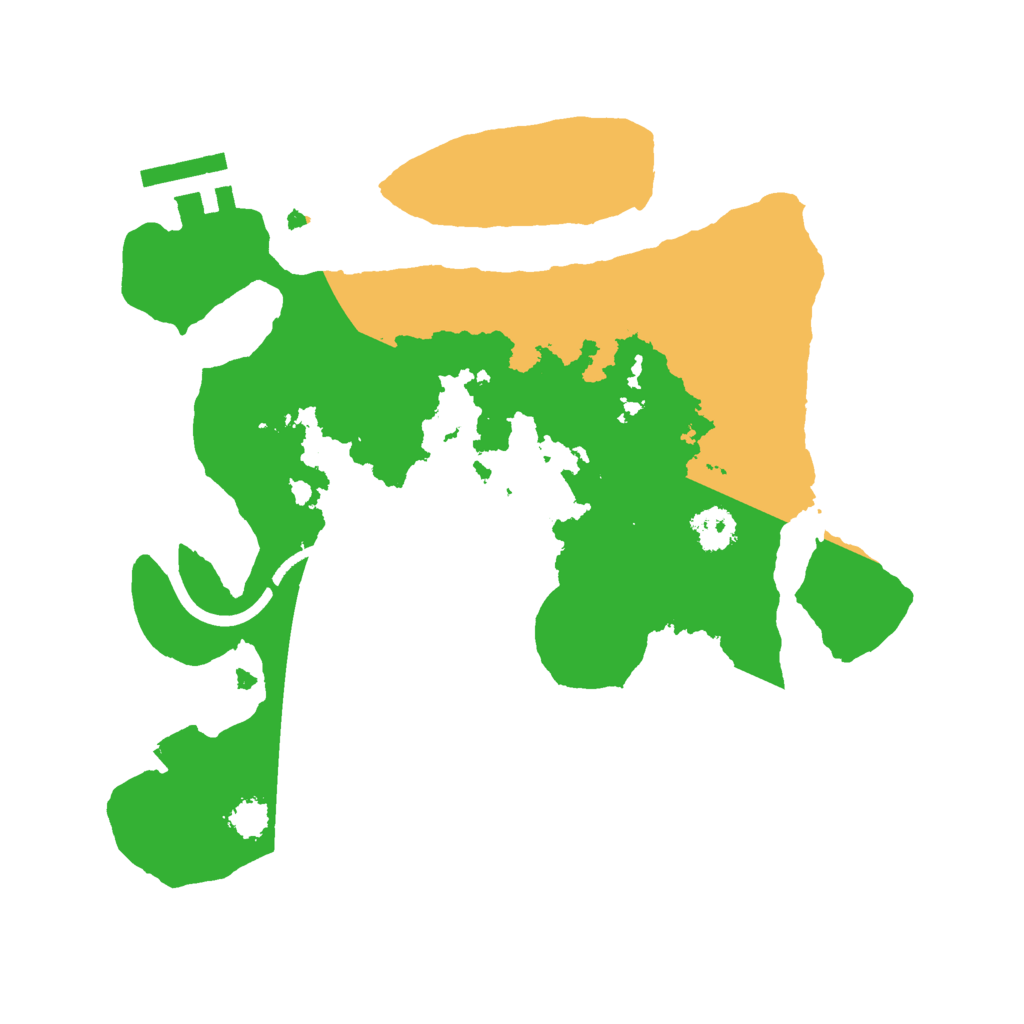 Biome Rust Map: Procedural Map, Size: 2400, Seed: 717339269