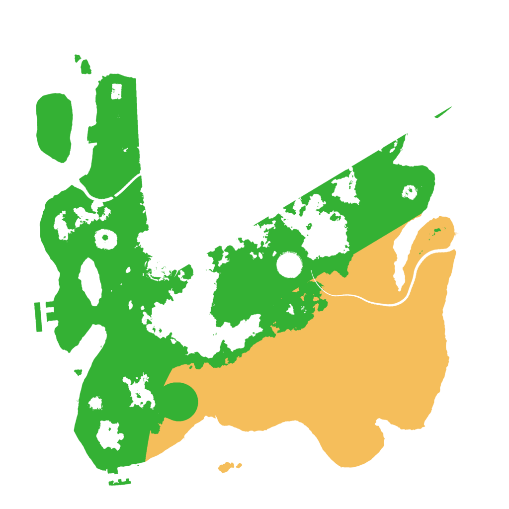 Biome Rust Map: Procedural Map, Size: 3500, Seed: 2090125470