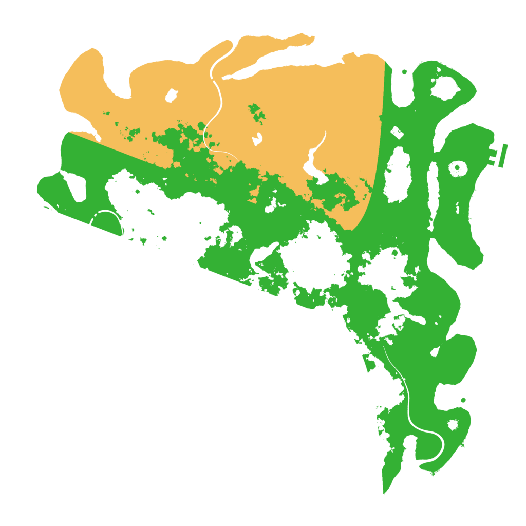 Biome Rust Map: Procedural Map, Size: 4500, Seed: 2116310243