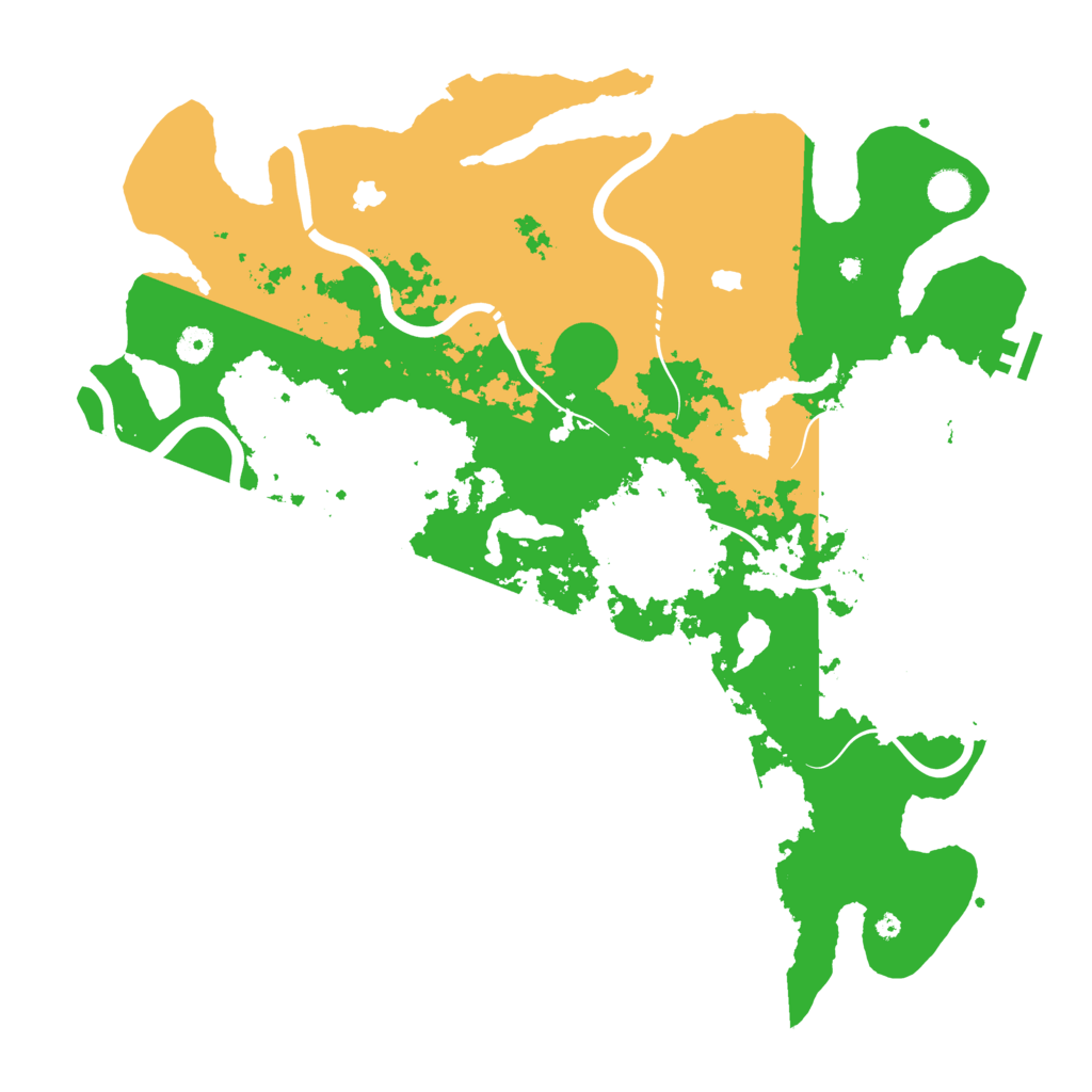 Biome Rust Map: Procedural Map, Size: 4500, Seed: 2116310243