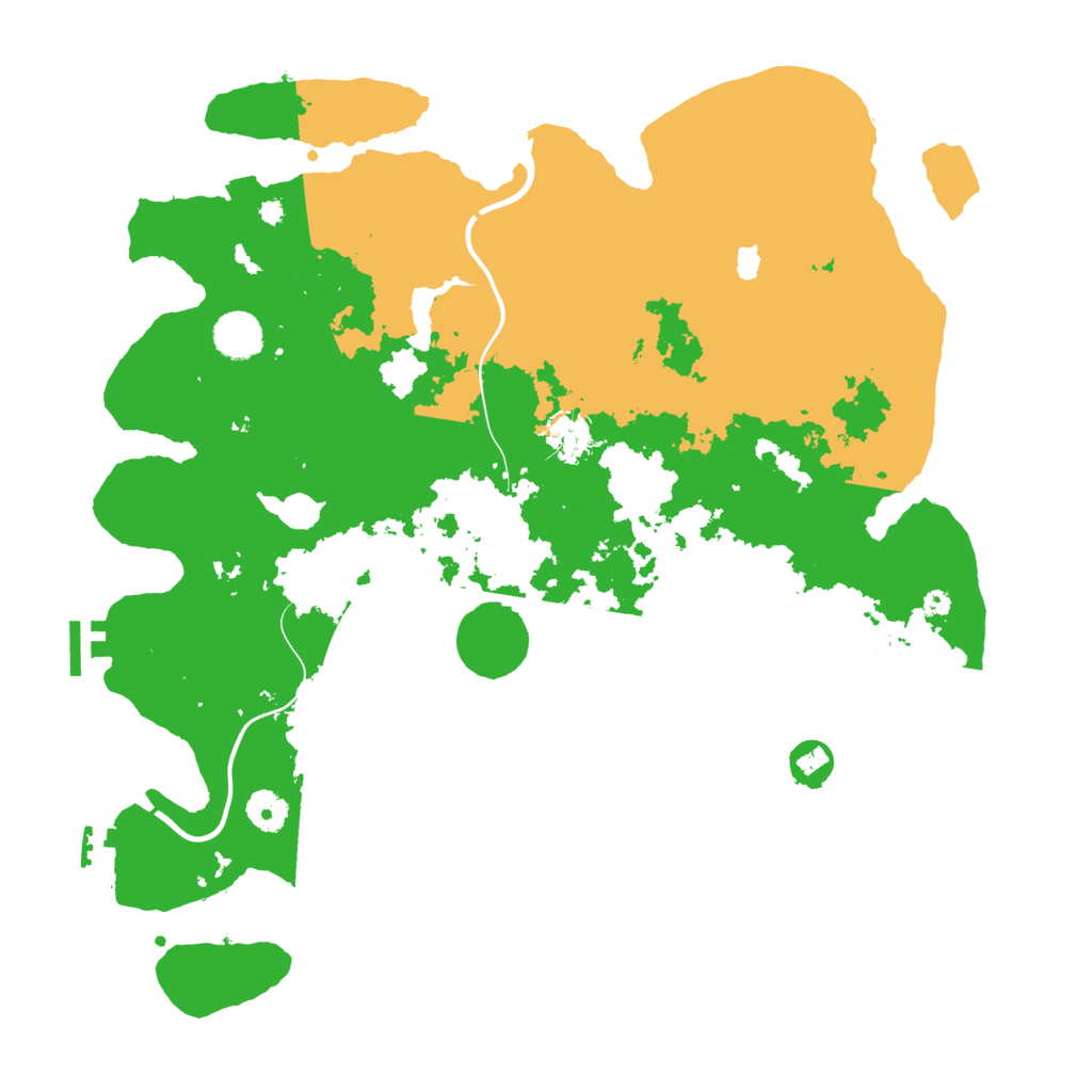 Biome Rust Map: Procedural Map, Size: 4000, Seed: 4327061