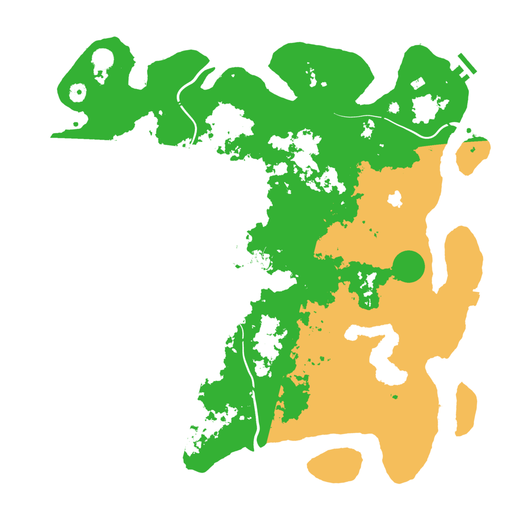 Biome Rust Map: Procedural Map, Size: 4250, Seed: 1491