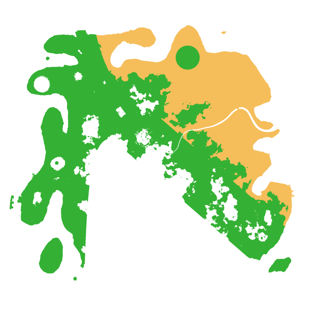 Biome Rust Map: Procedural Map, Size: 3500, Seed: 753754981