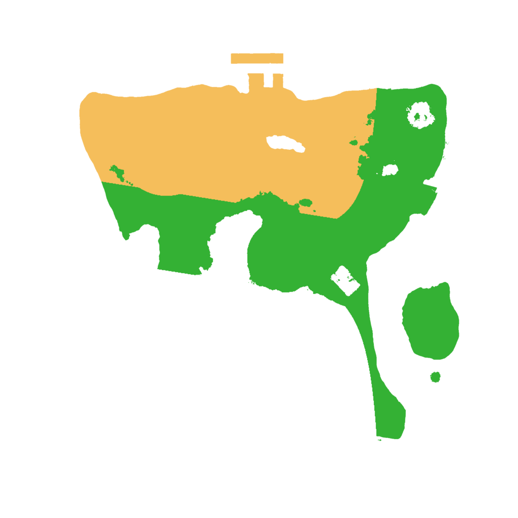 Biome Rust Map: Procedural Map, Size: 2000, Seed: 528577302