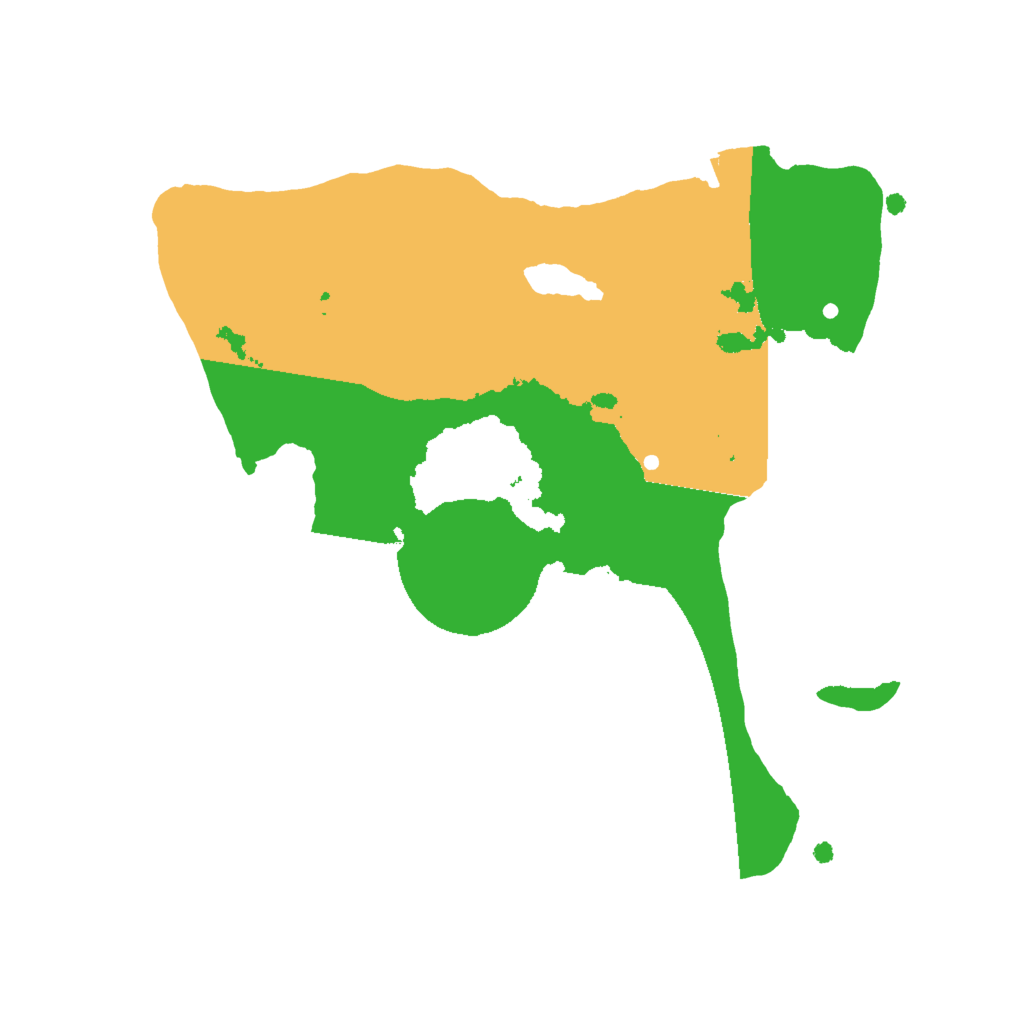 Biome Rust Map: Procedural Map, Size: 2000, Seed: 528577302