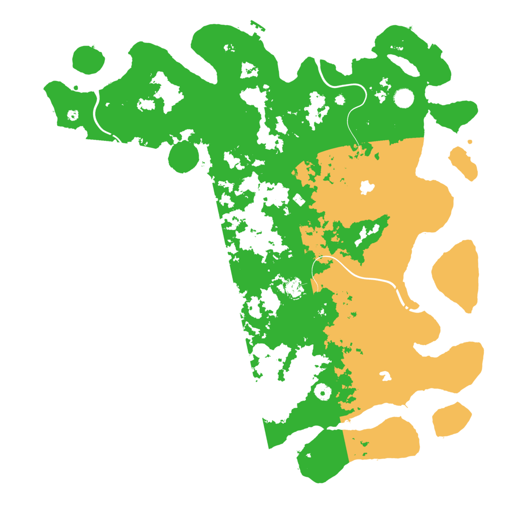 Biome Rust Map: Procedural Map, Size: 4500, Seed: 943764341