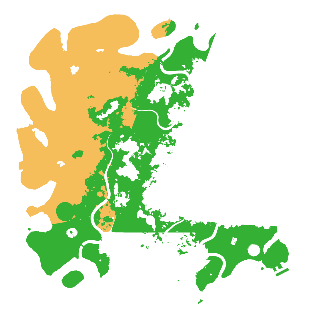 Biome Rust Map: Procedural Map, Size: 4500, Seed: 311053035