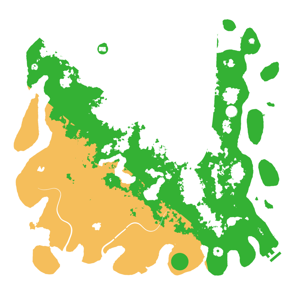 Biome Rust Map: Procedural Map, Size: 4500, Seed: 1320635451