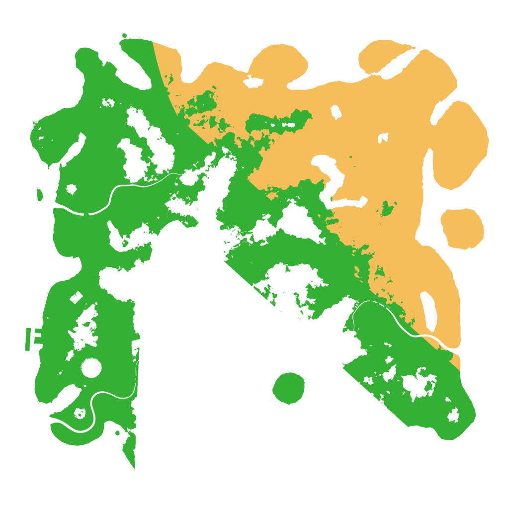 Biome Rust Map: Procedural Map, Size: 4500, Seed: 5840