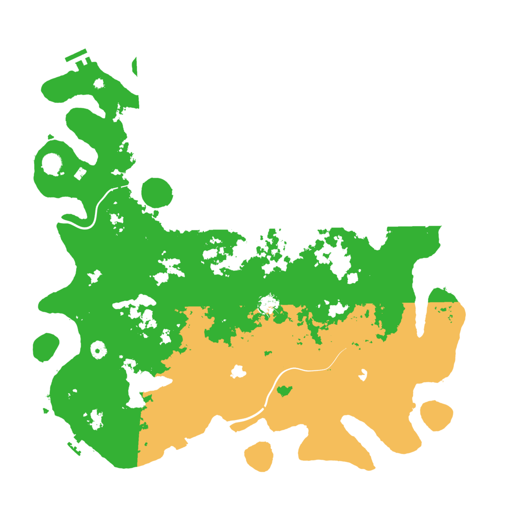 Biome Rust Map: Procedural Map, Size: 4500, Seed: 383923468