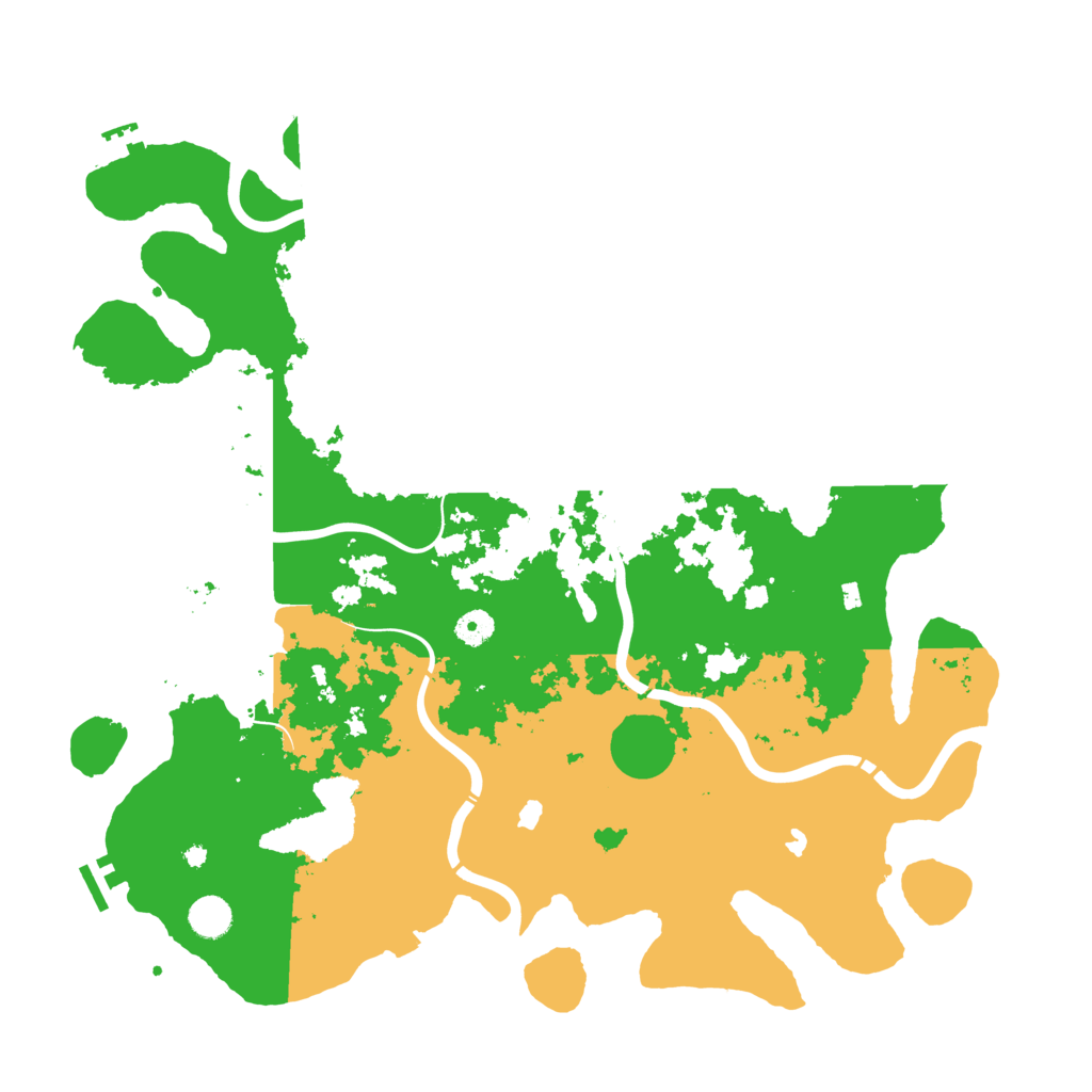 Biome Rust Map: Procedural Map, Size: 4500, Seed: 383923468