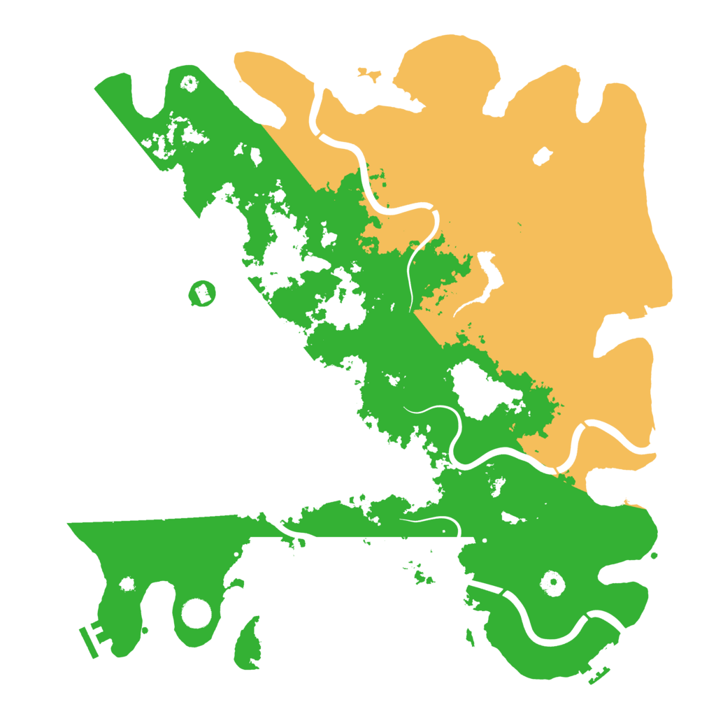 Biome Rust Map: Procedural Map, Size: 4400, Seed: 852516160