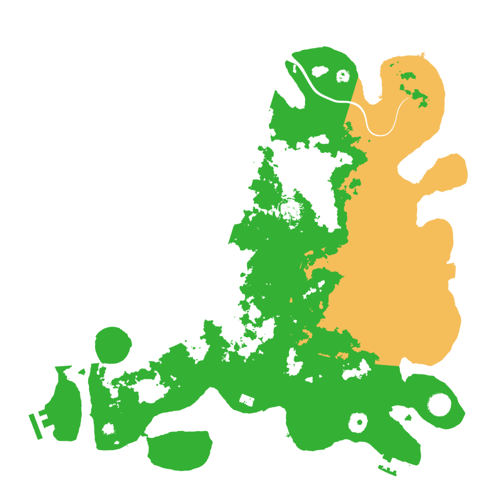 Biome Rust Map: Procedural Map, Size: 3850, Seed: 5568
