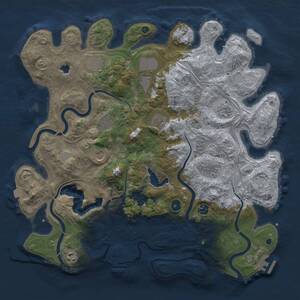 Thumbnail Rust Map: Procedural Map, Size: 4250, Seed: 1749340072, 16 Monuments