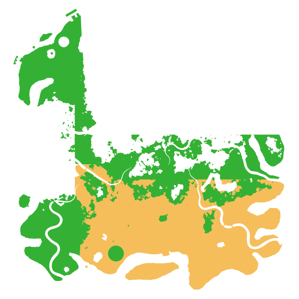 Biome Rust Map: Procedural Map, Size: 5000, Seed: 2067170225