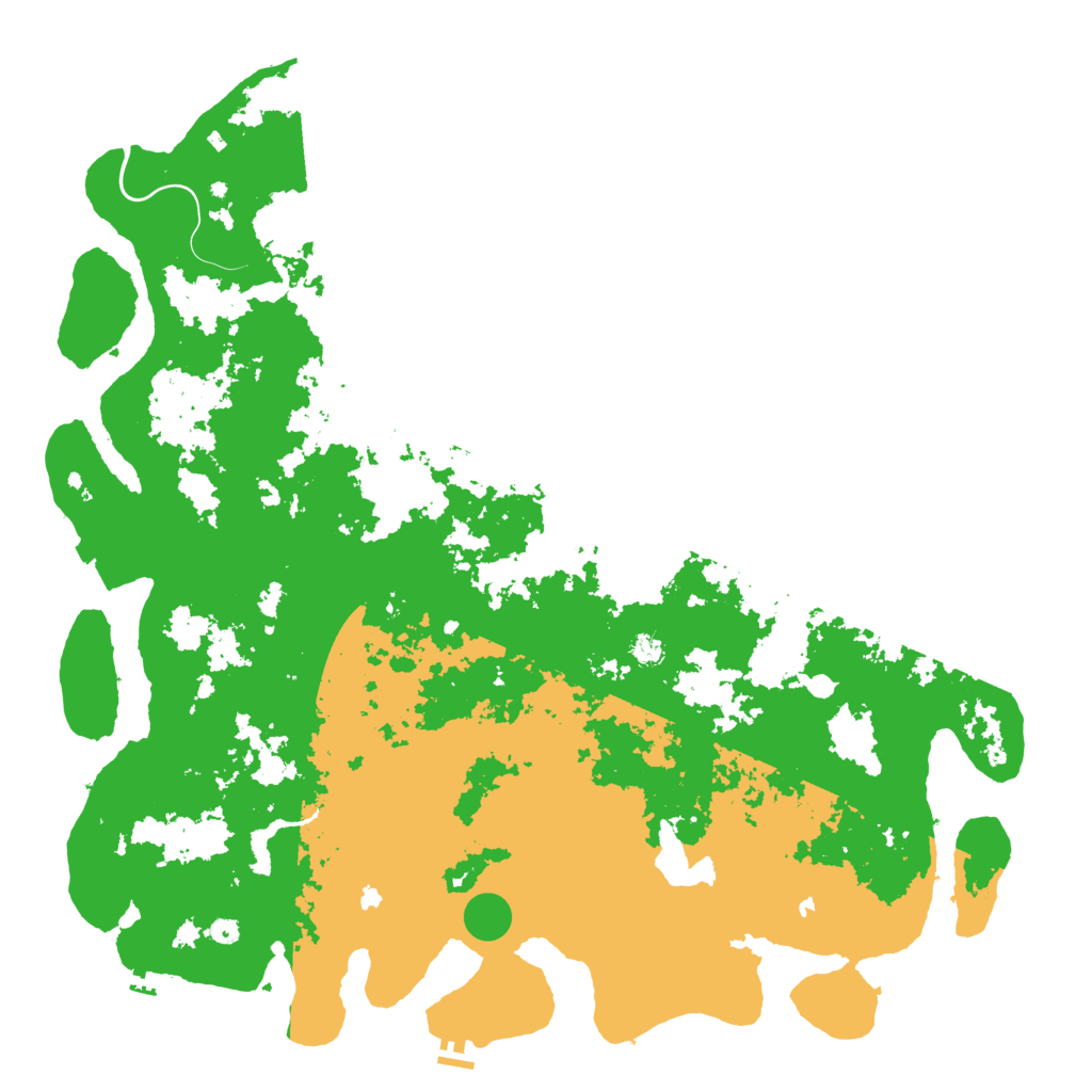 Biome Rust Map: Procedural Map, Size: 6000, Seed: 1840400900