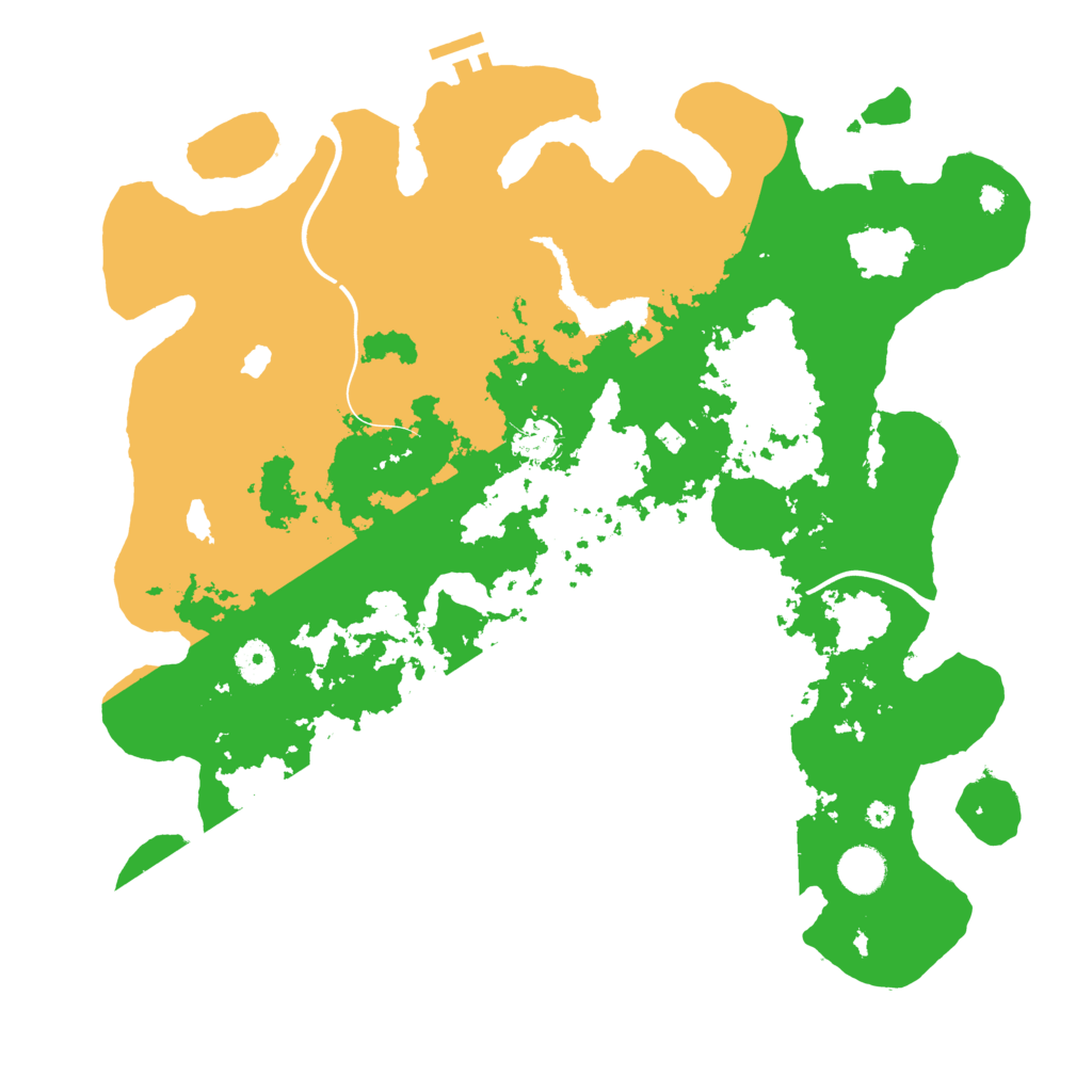 Biome Rust Map: Procedural Map, Size: 4000, Seed: 1929274265