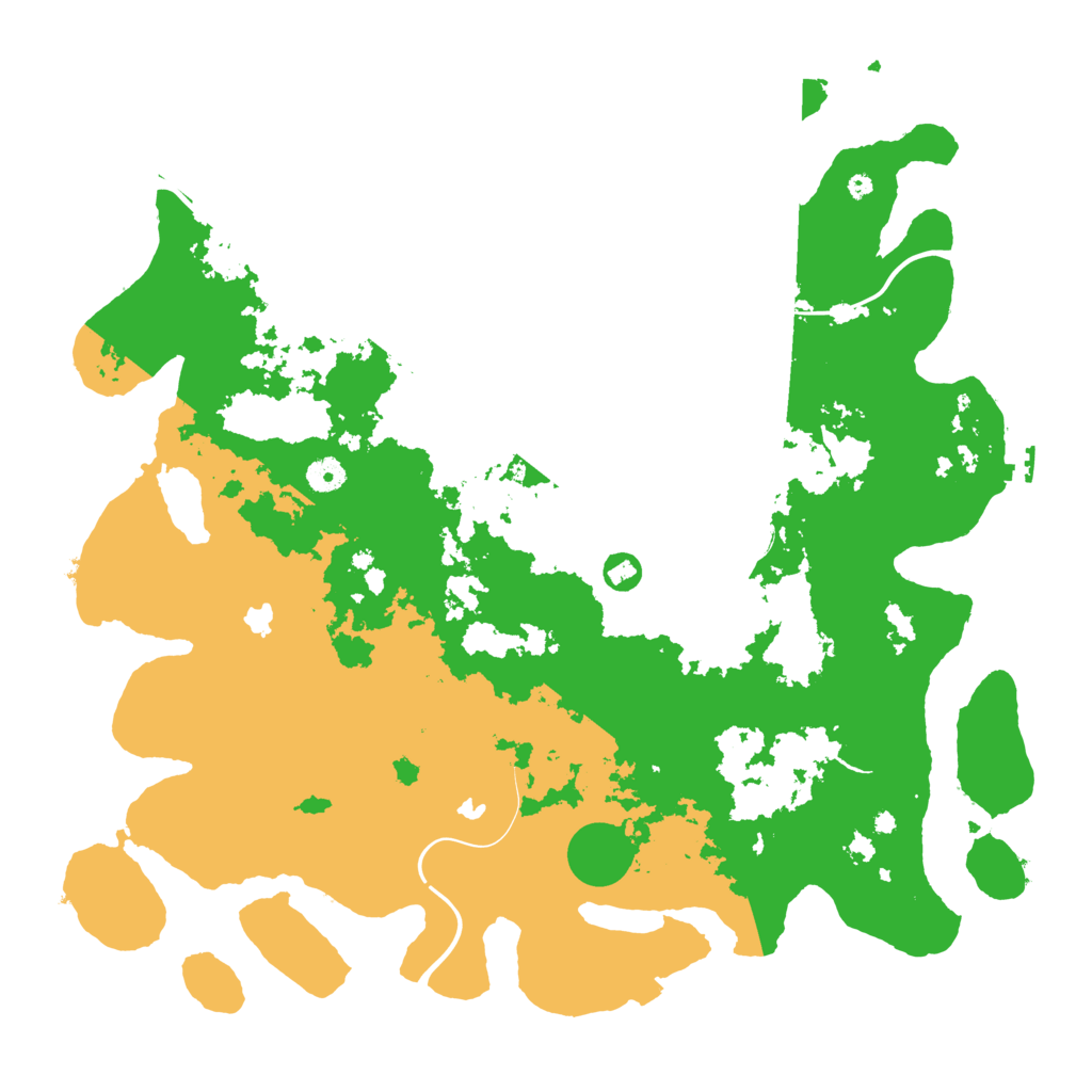 Biome Rust Map: Procedural Map, Size: 4500, Seed: 394700821