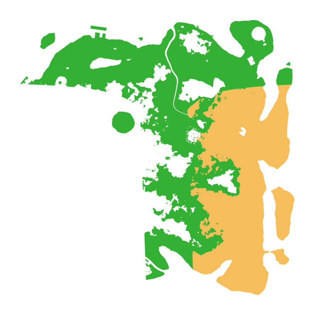 Biome Rust Map: Procedural Map, Size: 4000, Seed: 1745276176