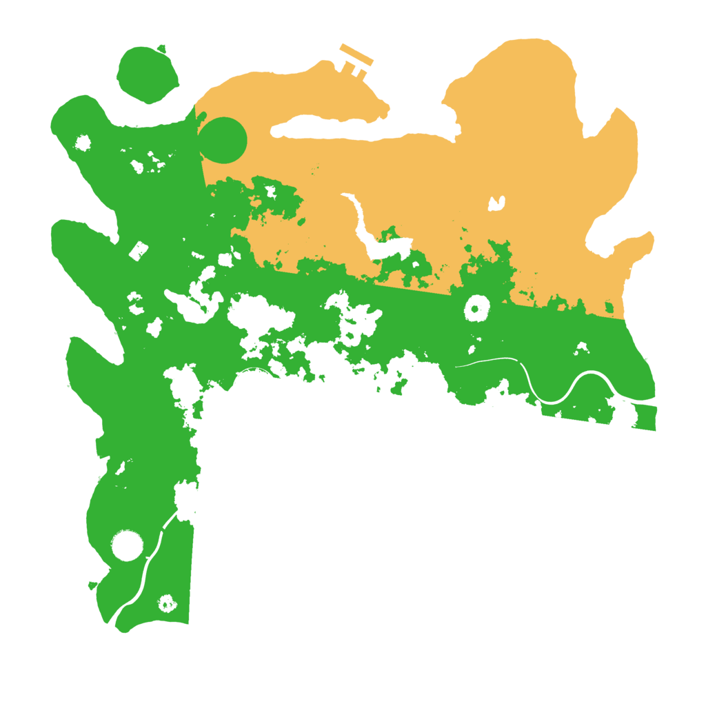 Biome Rust Map: Procedural Map, Size: 4000, Seed: 25022