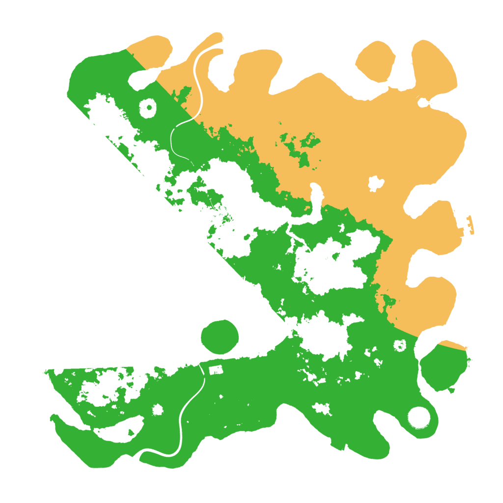 Biome Rust Map: Procedural Map, Size: 4000, Seed: 366576797