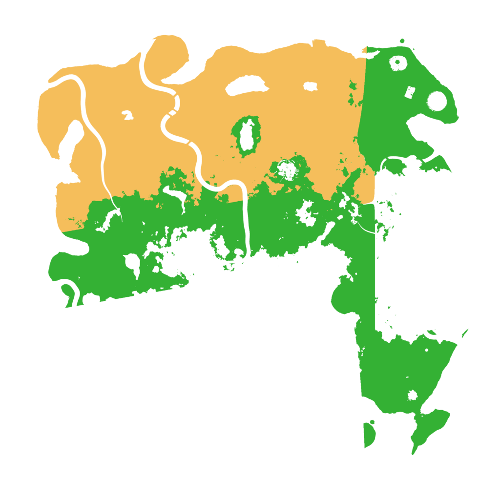 Biome Rust Map: Procedural Map, Size: 4500, Seed: 249877995