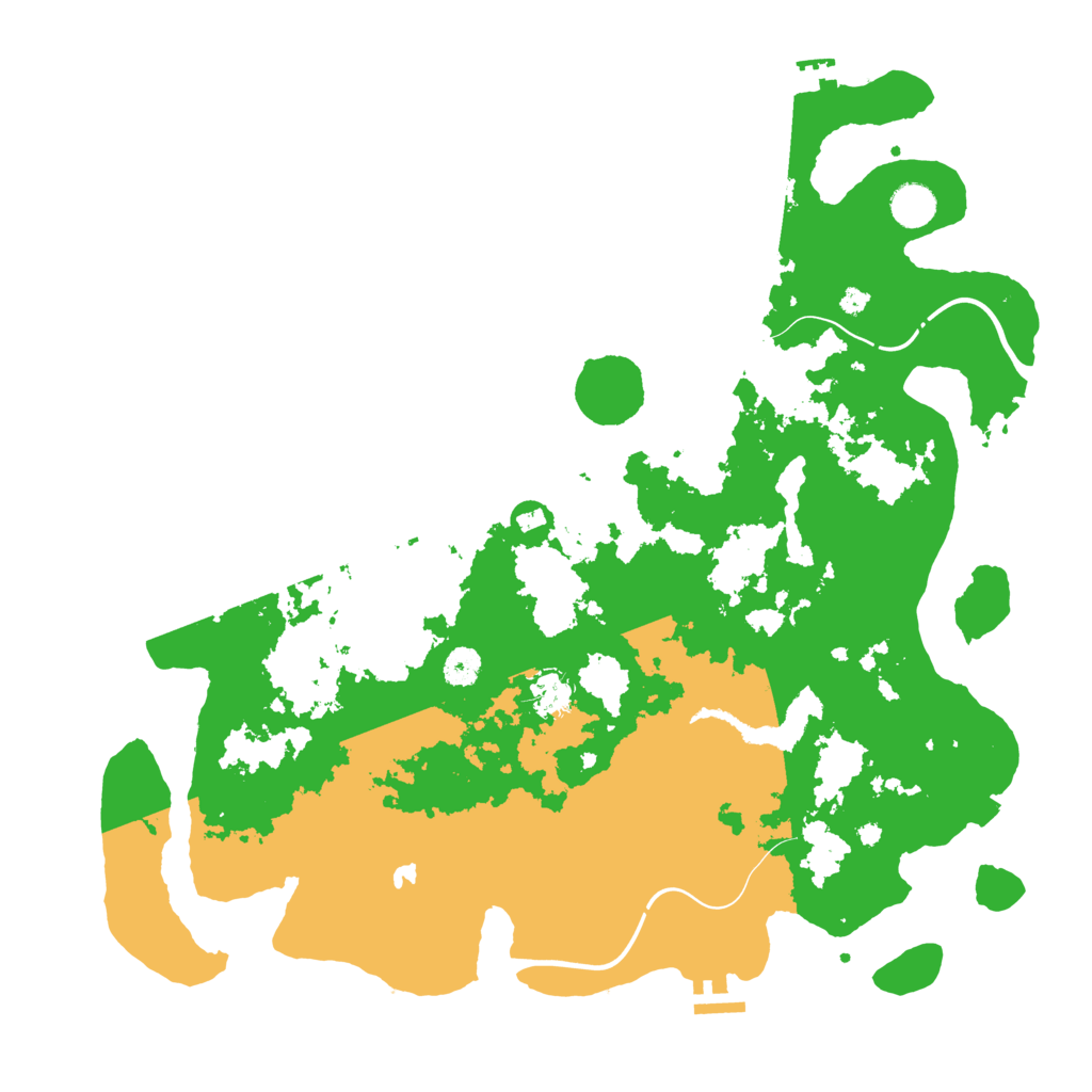 Biome Rust Map: Procedural Map, Size: 4301, Seed: 401262