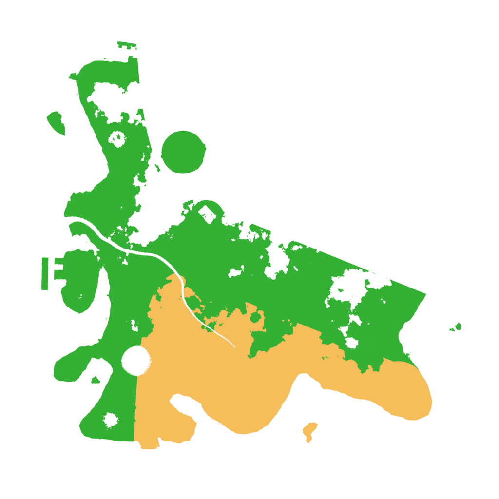 Biome Rust Map: Procedural Map, Size: 3100, Seed: 405628630