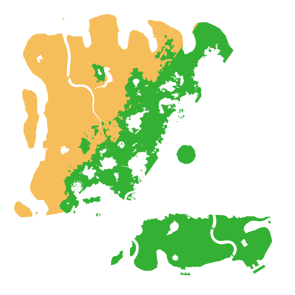 Biome Rust Map: Procedural Map, Size: 4500, Seed: 131857910