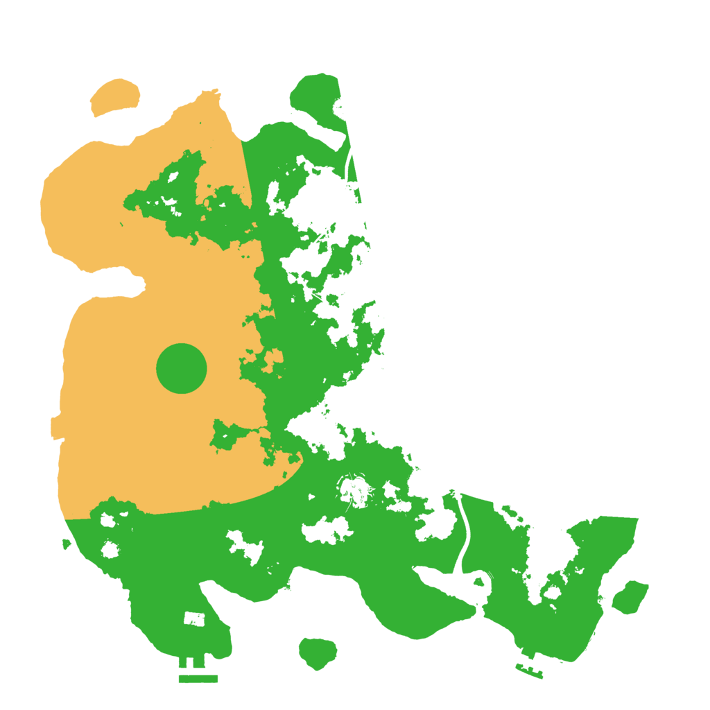 Biome Rust Map: Procedural Map, Size: 3700, Seed: 1315344504