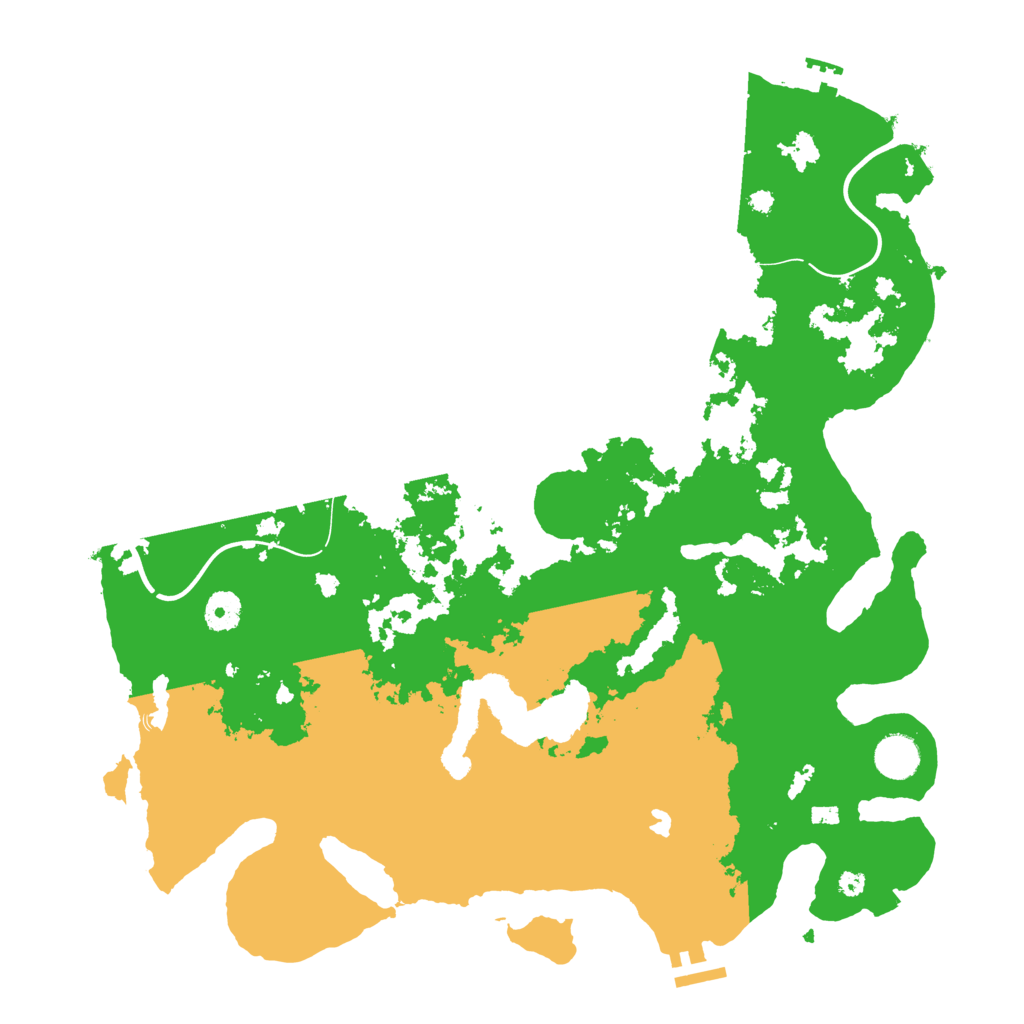 Biome Rust Map: Procedural Map, Size: 4000, Seed: 1230652644