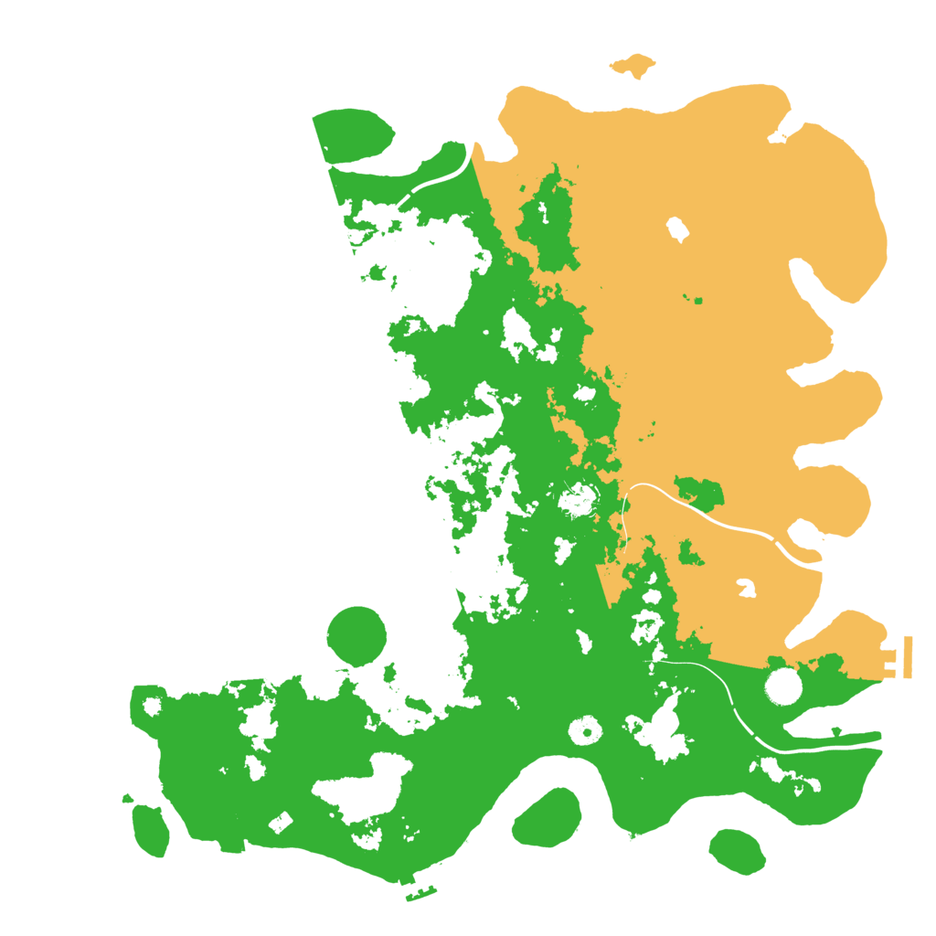 Biome Rust Map: Procedural Map, Size: 4500, Seed: 788949345