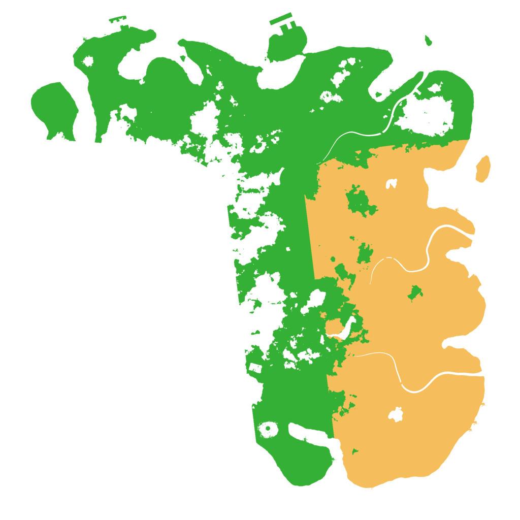 Biome Rust Map: Procedural Map, Size: 4500, Seed: 231873208