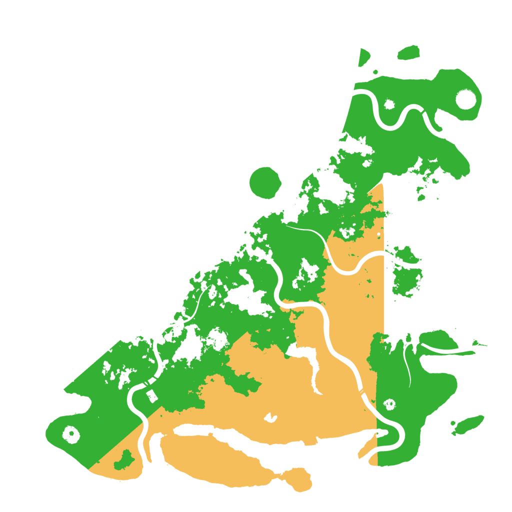 Biome Rust Map: Procedural Map, Size: 4500, Seed: 4433474