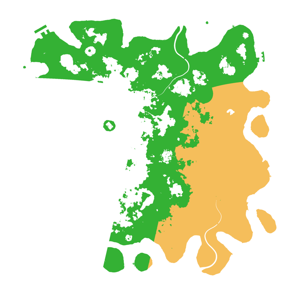 Biome Rust Map: Procedural Map, Size: 4400, Seed: 1882781023