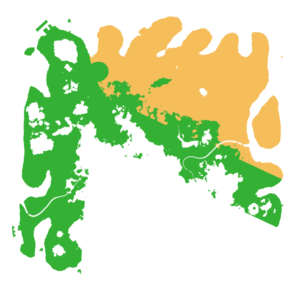 Biome Rust Map: Procedural Map, Size: 4250, Seed: 464727808