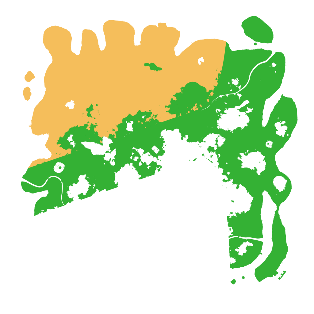 Biome Rust Map: Procedural Map, Size: 4500, Seed: 837261597