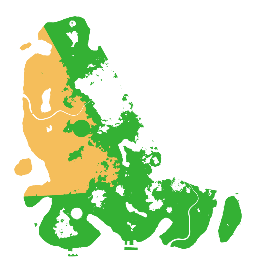 Biome Rust Map: Procedural Map, Size: 4100, Seed: 48530489