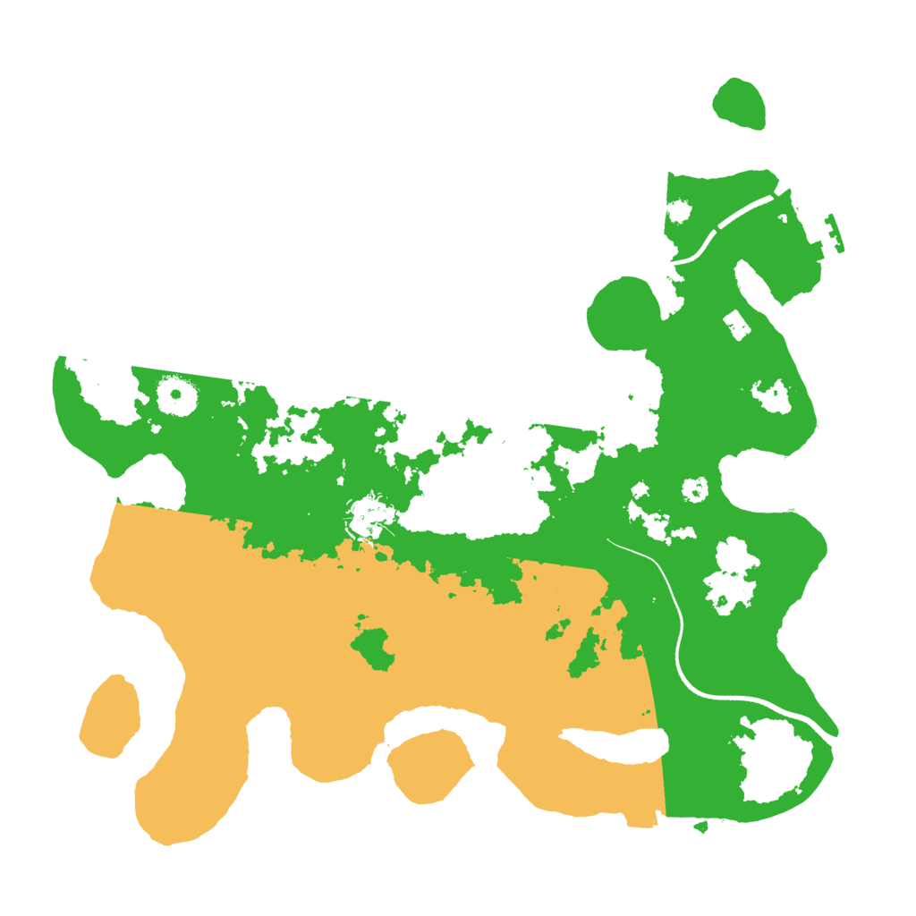 Biome Rust Map: Procedural Map, Size: 3500, Seed: 62928847