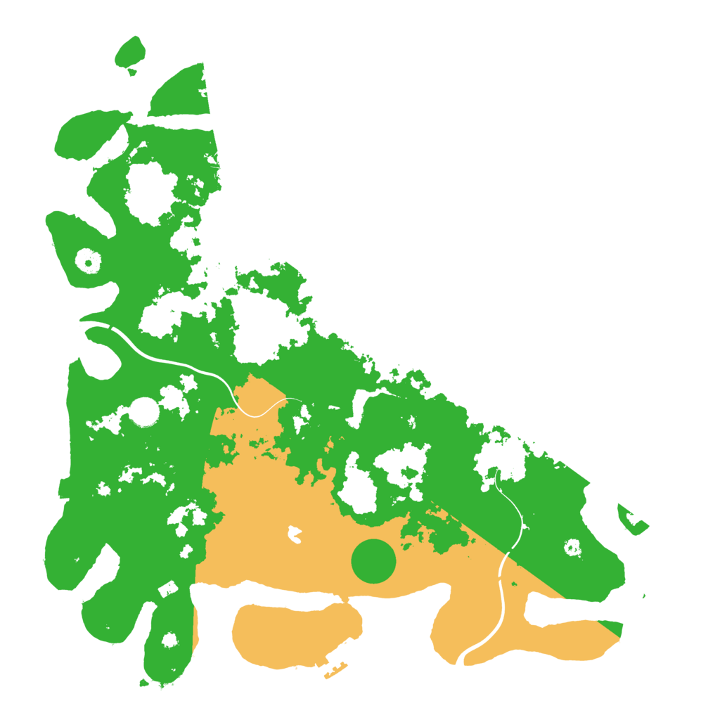 Biome Rust Map: Procedural Map, Size: 4250, Seed: 1121819738