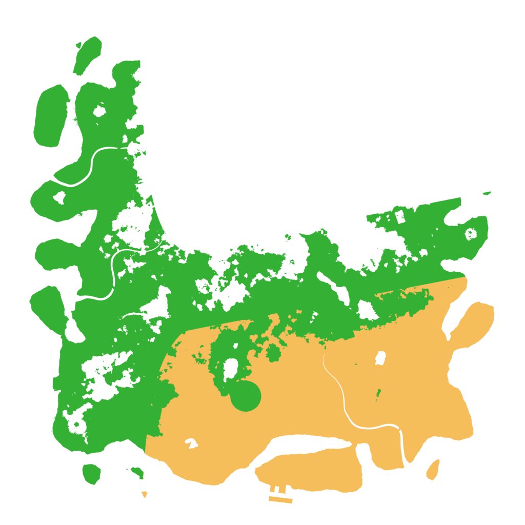 Biome Rust Map: Procedural Map, Size: 4500, Seed: 26384