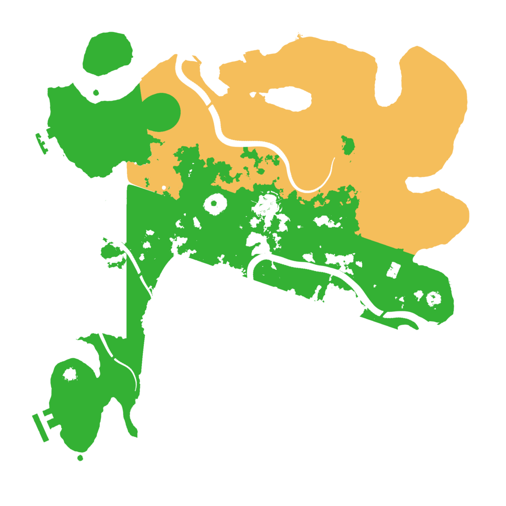 Biome Rust Map: Procedural Map, Size: 3500, Seed: 1428236918