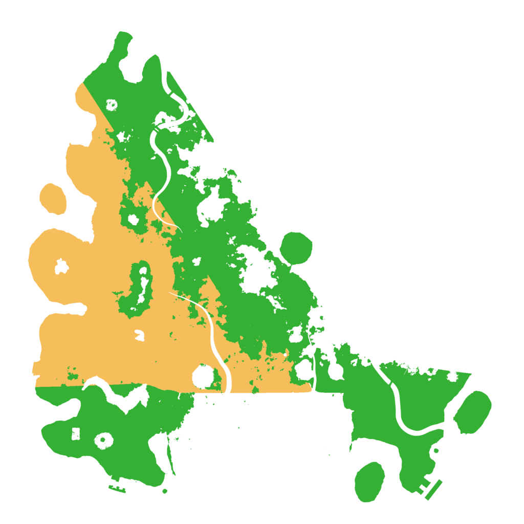 Biome Rust Map: Procedural Map, Size: 4500, Seed: 2073824262