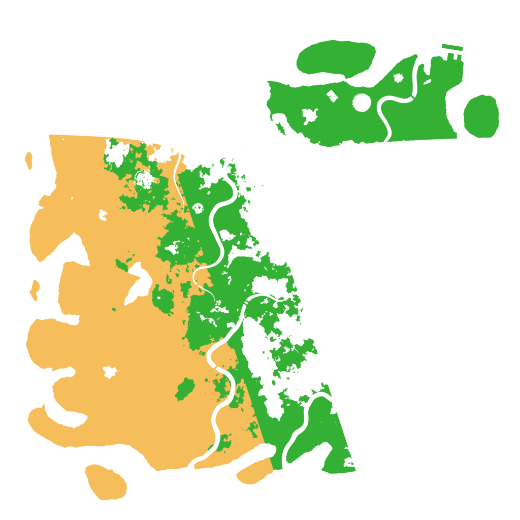 Biome Rust Map: Procedural Map, Size: 5000, Seed: 1242237251
