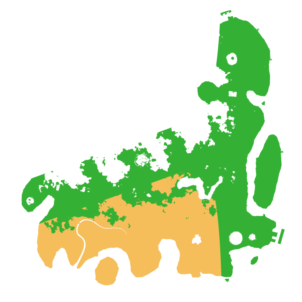 Biome Rust Map: Procedural Map, Size: 4000, Seed: 136766344