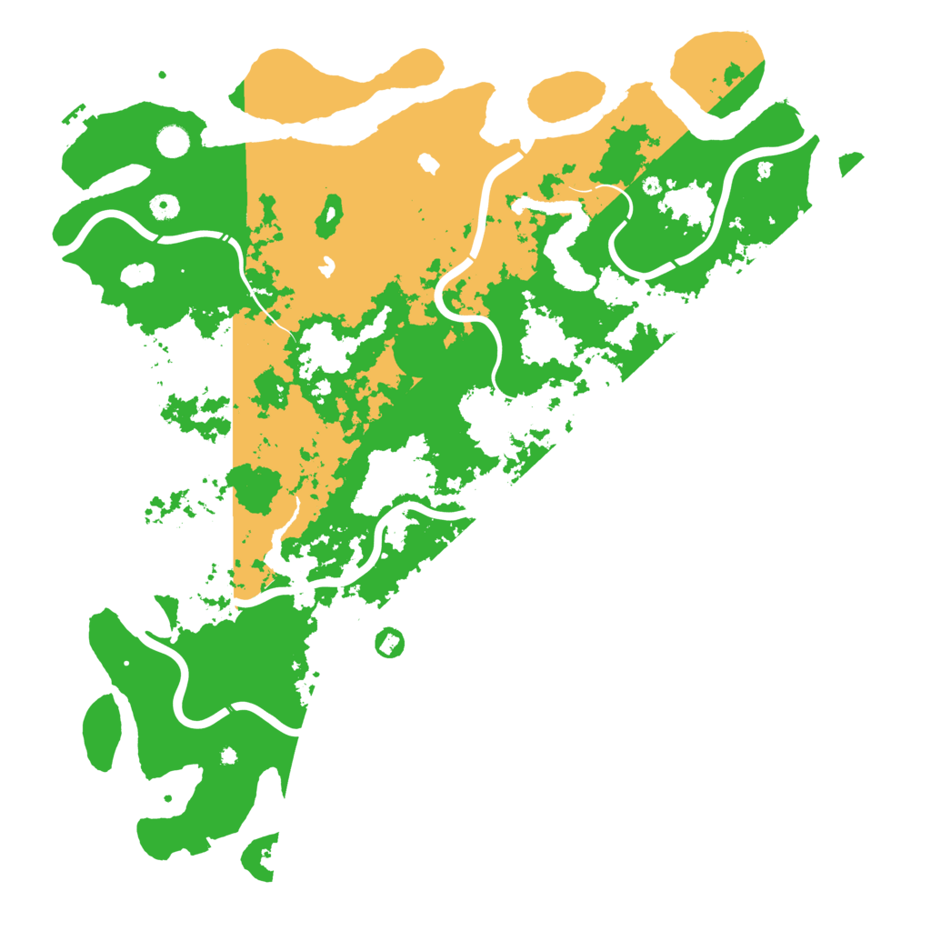 Biome Rust Map: Procedural Map, Size: 5000, Seed: 407954249