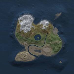 Thumbnail Rust Map: Procedural Map, Size: 1700, Seed: 11, 1 Monuments