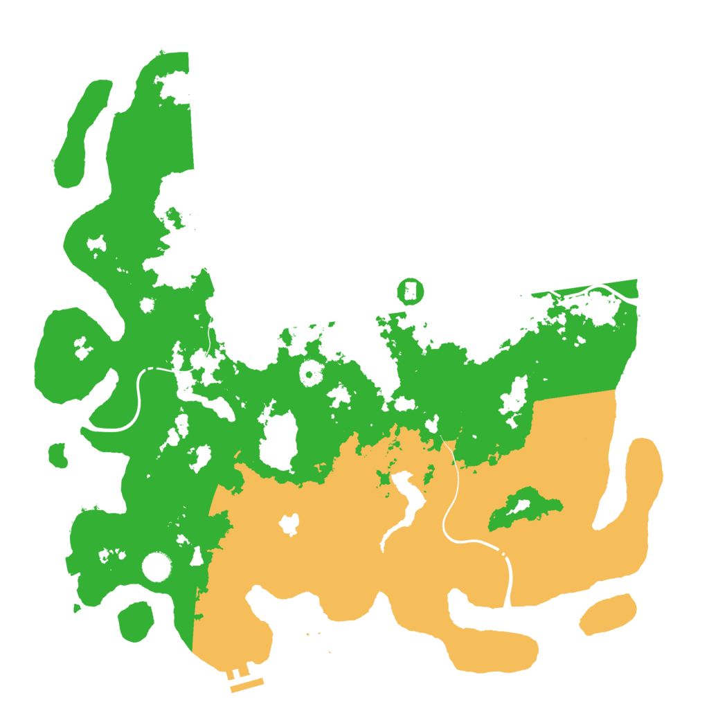 Biome Rust Map: Procedural Map, Size: 4250, Seed: 1350642855